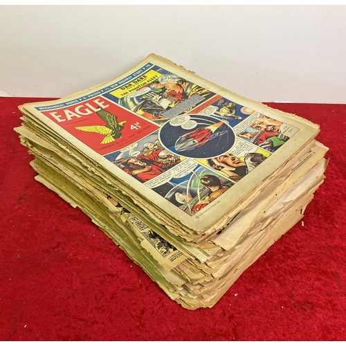 738 - Box of Eagle Magazines - A Boy's classic - from the1950's including Dan Dare