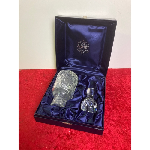 1197 - Stuart, crystal decanter in original lined box