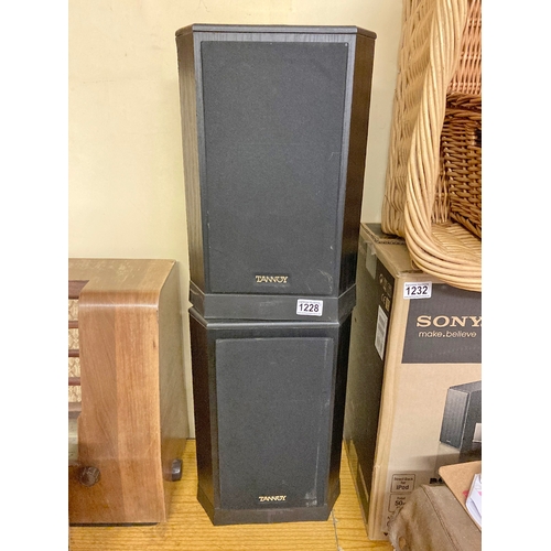 1228 - 2 Tannoy speakers