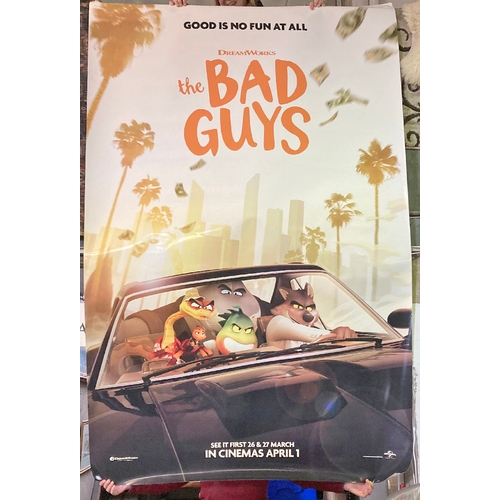 464 - The Bad Guys Dreamworks Cinema Film Poster approx 5x8ft no folds