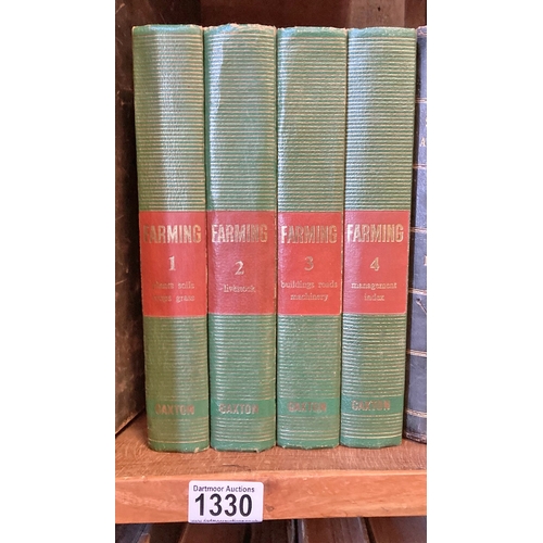 1330 - 4 volumes of farming including plant soils, crops and grass and livestock. Edited by CA Jewell