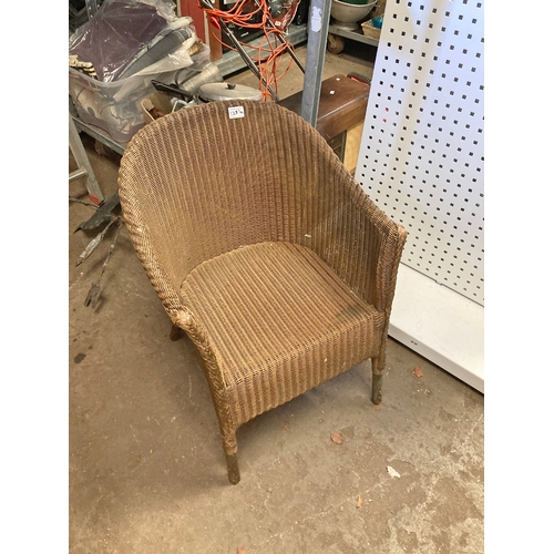 1387A - Gold coloured loom style armchair