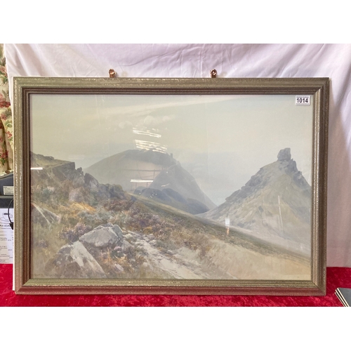 436 - Frederick John Widgery, Valley of the Rocks, Lynton. A large and impressive
original watercolour, si... 