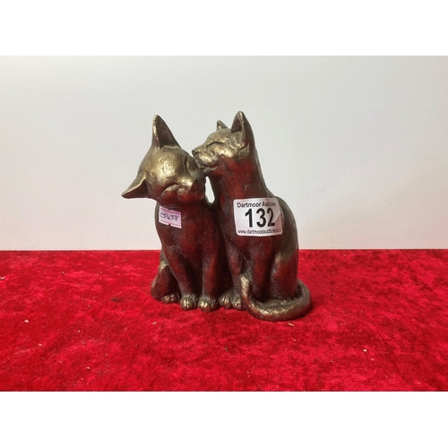 132 - Frath sculptures - including cat model - Yum Yum and friends - approx 53 cm tall