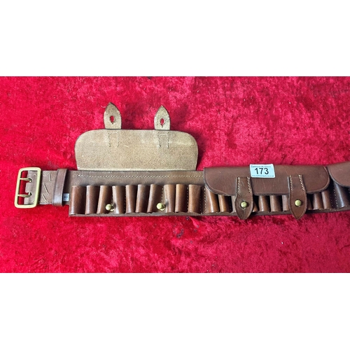 173 - Leather ammunition belt