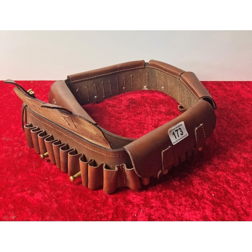 173 - Leather ammunition belt