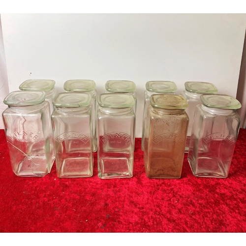 70 - Quantity of Kilner storage jars