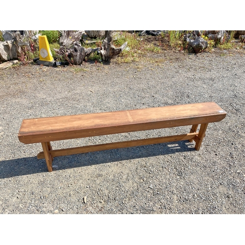 1 - Collapsible 6 foot long wooden bench