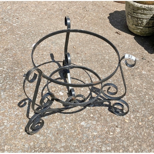 83 - Metal plant pot stand