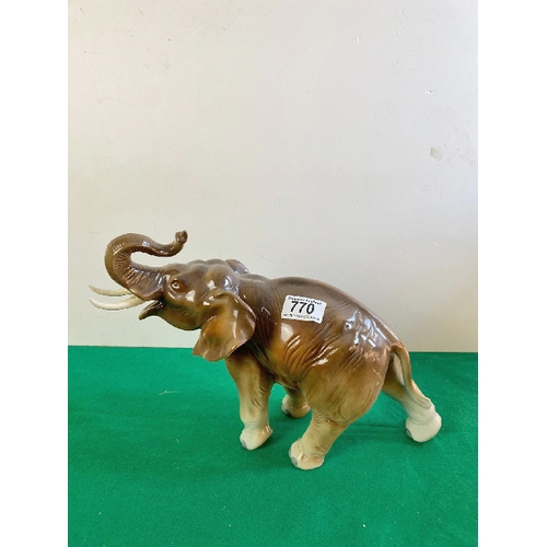 770 - Czechoslovakian large Elephant figurine