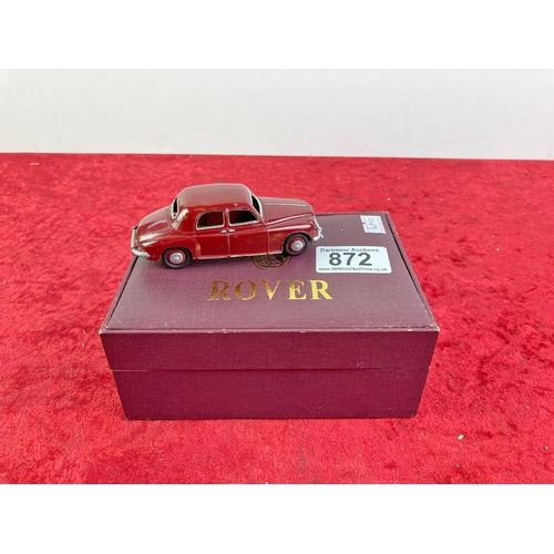 872 - Vintage Dinky Rover 75 diecast model car in a Rover branded box