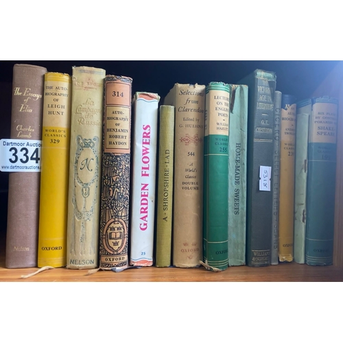 334 - A selection of vintage books