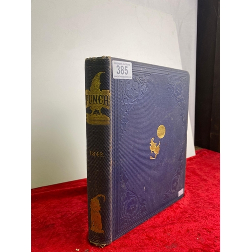 385 - A volume of Punch Magazines from the 1840's