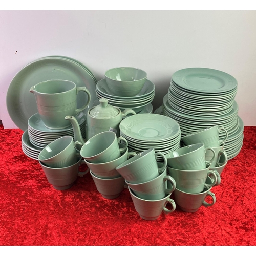 19 - Large collection of very retro Woods Ware Beryl