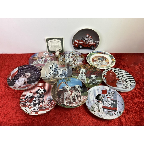 96 - Collection of Dalmation dog plates incl. Disney Cartoon Classics, and Royal Doulton Lucky no. 99