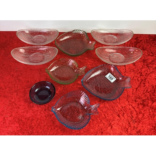 160 - Collectible glassware dishes