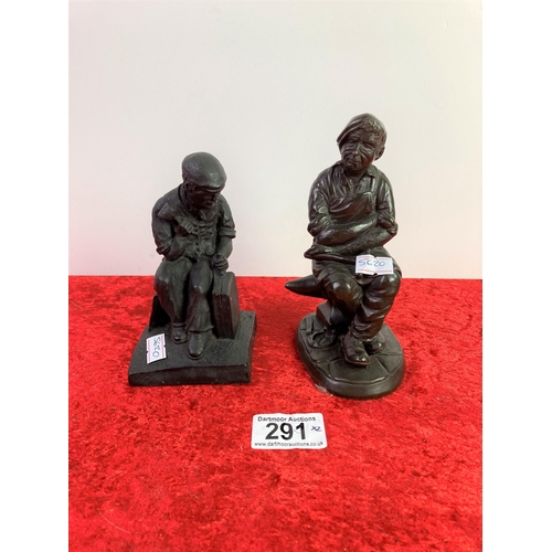 291 - 2 ironmonger figures