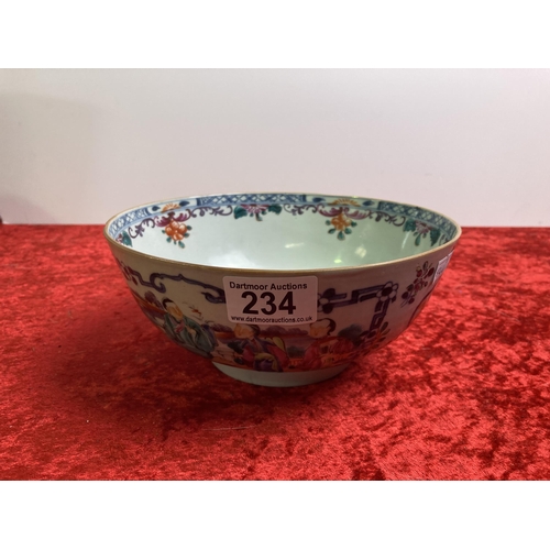 234 - Oriental/Japanese hand painted ceramic bowl