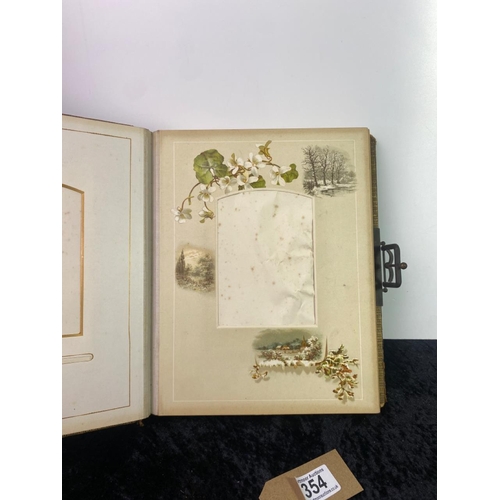 354 - Victorian photograph album