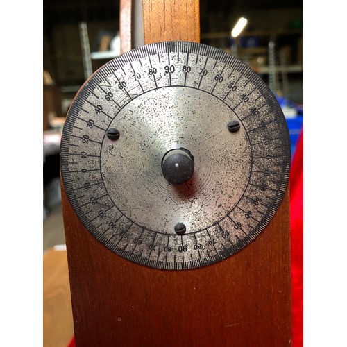 113A - Philip Harris Ltd, Birmingham vintage wooden Earth Inductor