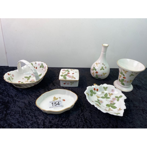 154 - Collection of Wedgwood Wild Strawberry items