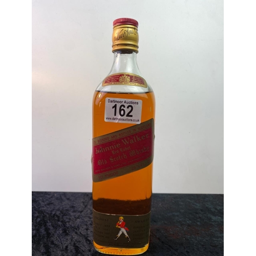 162 - Bottle of Johnnie Walker red label 70 proof scotch whisky (1960s/70s)