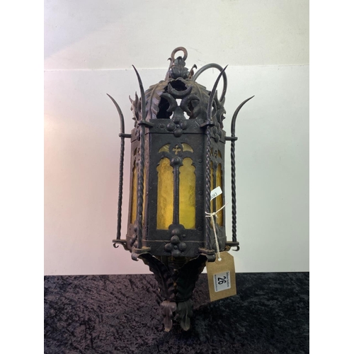 26 - Impressive gothic style electric lantern