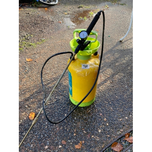 708 - Florabest HX21 garden sprayer with hose