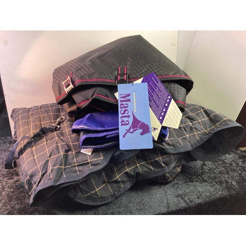 Masta CheckTech horse Turnout Neck Cover Large Amigo lightweight