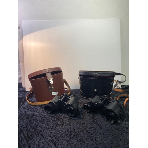 97 - Astral 8x30 and Carl Zeiss Jena 8x30 binoculars in cases