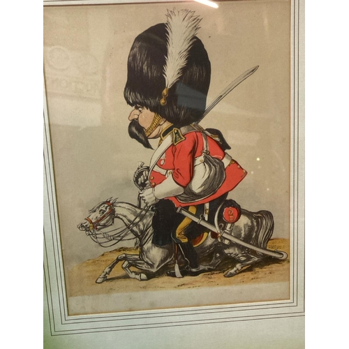 452 - 7 framed vintage prints of military figures