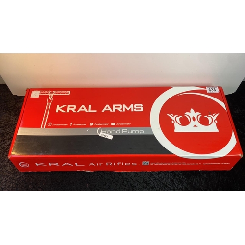 638 - KRAL Arms PCP Pump, boxed