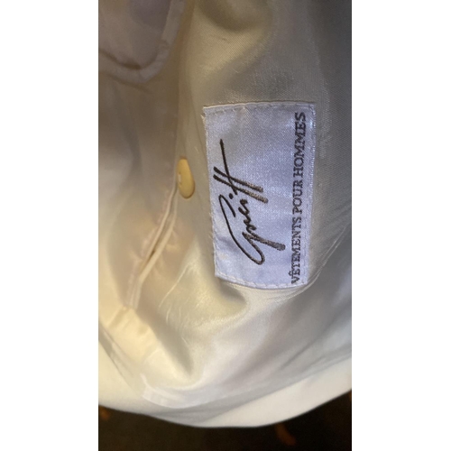 643 - Fabulous cream coloured Hornes (by Appt to HM QEII, Livery Tailors) Greiff dance jacket