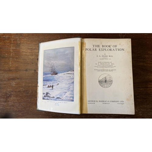 712 - Two excellent travel books: one ‘The Book of Polar Exploration’ by E. L. Elias M.A., publisher Georg... 