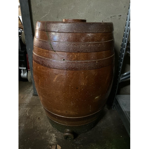 20 - Very large stoneware urn from The Pottery, Fulham. Approx 67cm tall