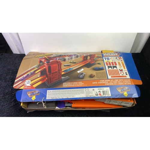 213 - A boxed Hot Wheels track builder system unchecked