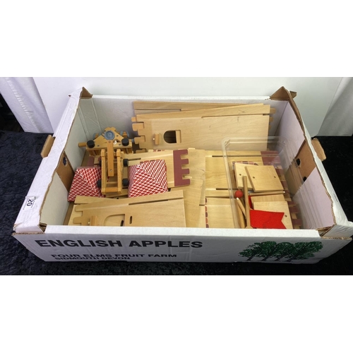 220 - A wooden fort set