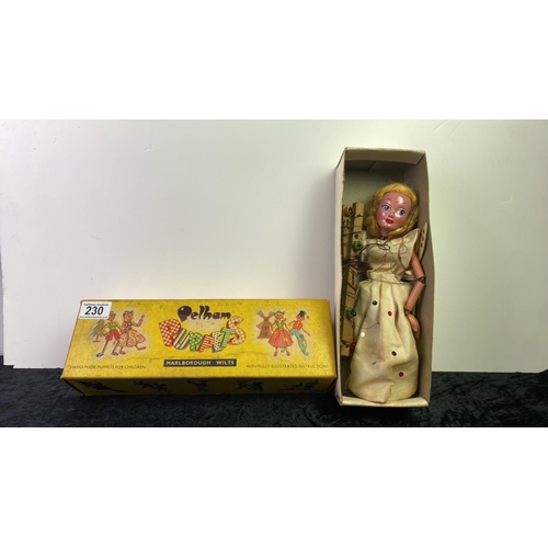 230 - A boxed Pelham puppet - a fairy?