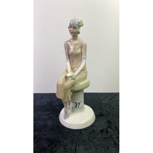 27 - Royal Doulton Reflections figurine - Cocktails HN 3070. Approx 27cm tall