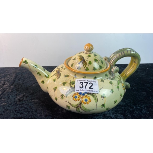 372 - Serpent handled unusual tea pot