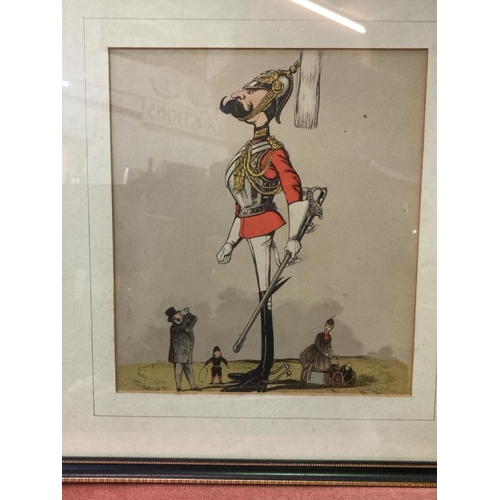 452 - 7 framed vintage prints of military figures