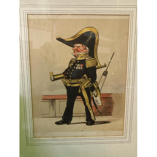 452 - 7 framed vintage prints of military figures