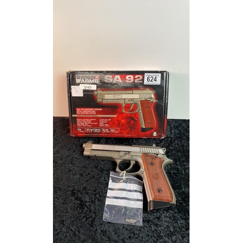 624 - Swiss Arms SA92 CO2 air pistol 4.5mm