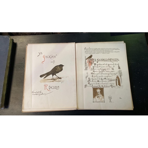 702 - An ancient ballad, ‘Ye Jackdaw of Rheims’, by Thomas Ingoldsby (Richard Harris Barham), with illustr... 