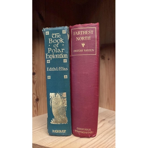 712 - Two excellent travel books: one ‘The Book of Polar Exploration’ by E. L. Elias M.A., publisher Georg... 