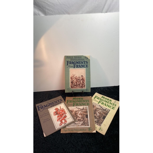 716 - 4 paperback editions of ‘Fragments from France’ by Capt Bruce Bairnsfather, volumes 2 x 2, 3, 7.