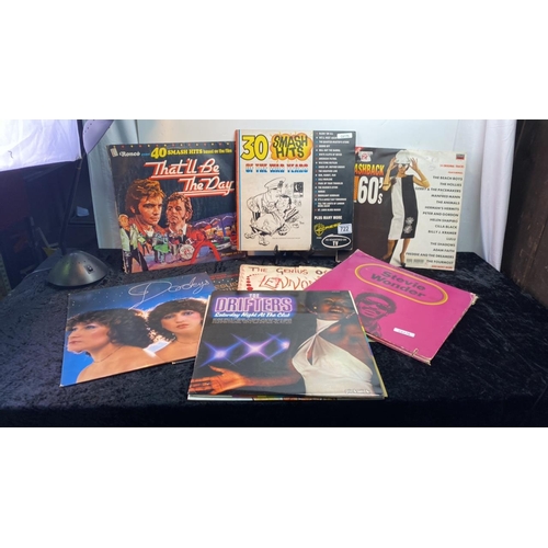 722 - Collection of 10 vinyl albums going back to the 70s with ‘That’ll Be The Day’, ‘Jesus Christ Superst... 