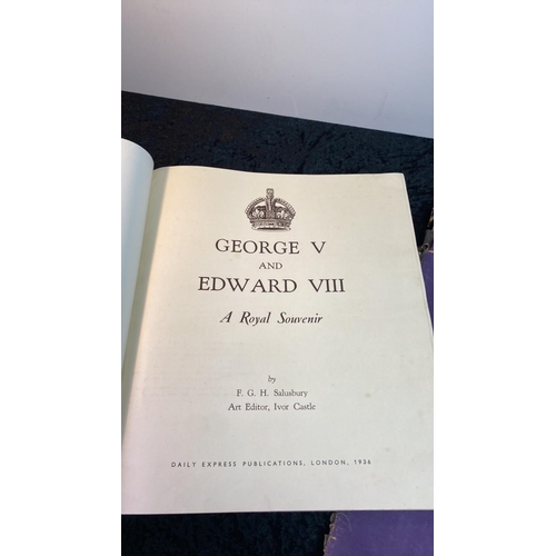 750 - George V and Edward VII hardback book in original postage box, along with a Weekly Illustrated Speci... 