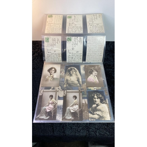 781 - 30 postcards of ladies and children from the early 20th century