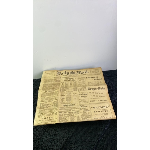 1006 - Historic newspaper from March 24th 1905 original not replica.